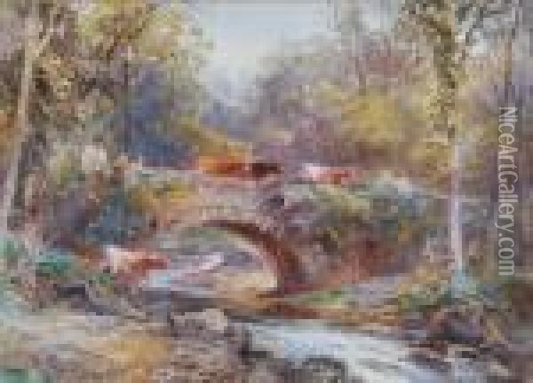 In Bolton Woods Oil Painting - James Stephen Gresley