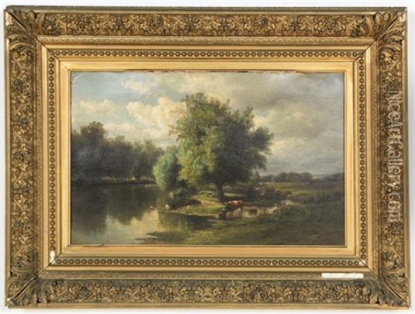 Landscape Oil Painting - Hendrik Dirk Kruseman van Elten