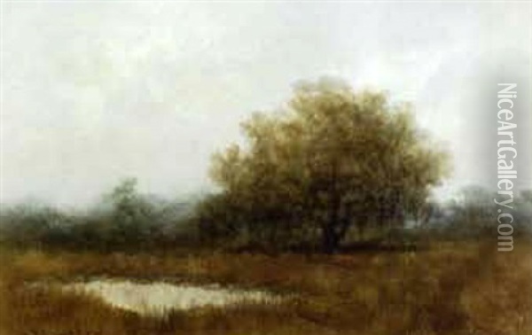 The Little Pond Oil Painting - Alexander John Drysdale