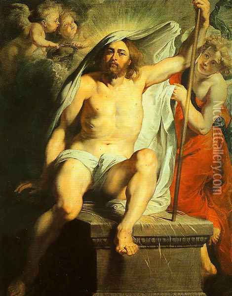 Christ Risen Oil Painting - Vincenzo di Biagio Catena