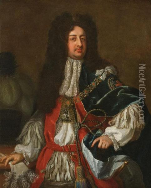 Ritratto Di Lord Sidney Godolphin Oil Painting - Sir Godfrey Kneller