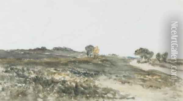 Across The Common Oil Painting - Edmund Morison Wimperis