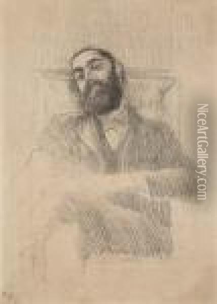 Convalescence (lucien Pissarro) Oil Painting - Camille Pissarro