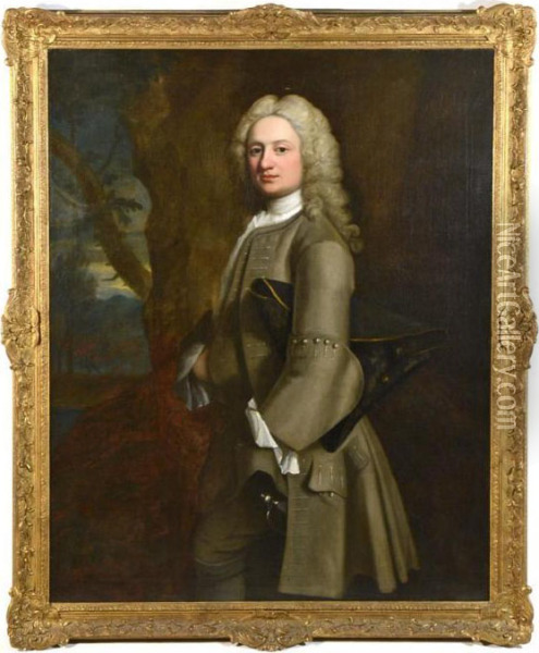 Portrait Of Henry Fynes Oil Painting - Thomas Hudson