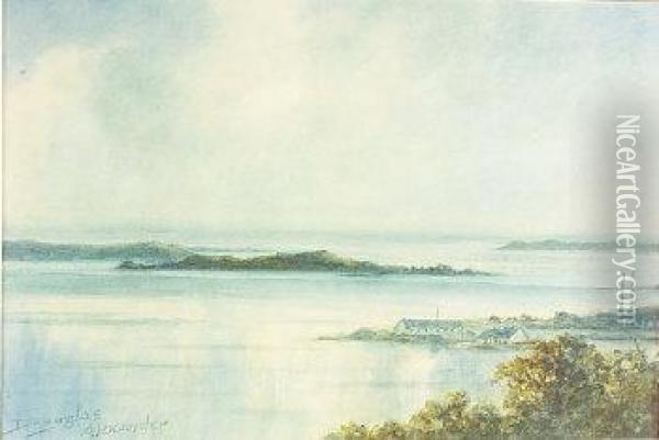 Coastal View Oil Painting - Douglas Alexander