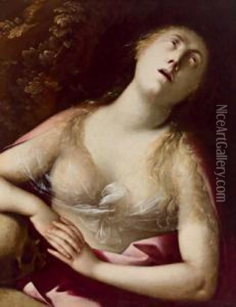 Maddalena Oil Painting - Francesco del Cairo