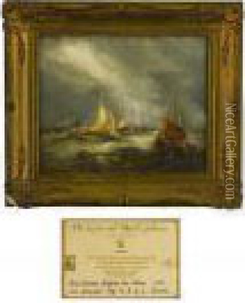 The Calm Before The Storm Oil Painting - William Joseph Caesar Julius Bond
