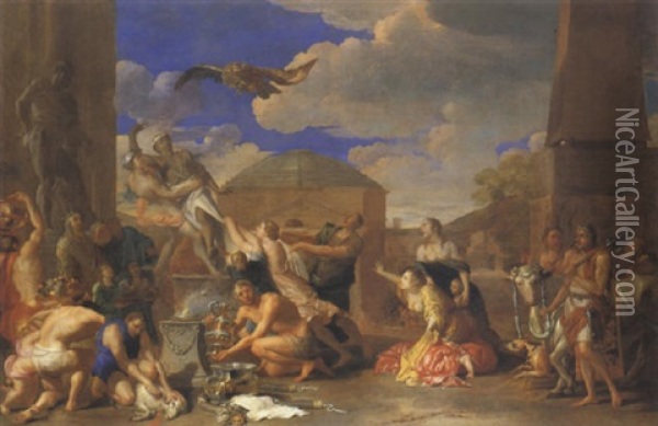 Sacrificio Pagano Oil Painting - Nicolaes de (Stocade) Helt