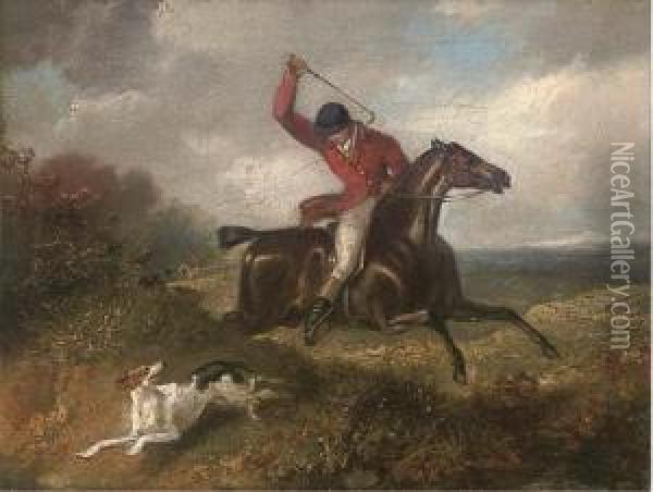 The Whipper-in Oil Painting - Francis Calcraft Turner