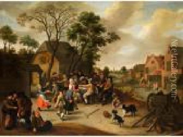 Hollandisches Bauernfest Oil Painting - Joost Cornelisz. Droochsloot