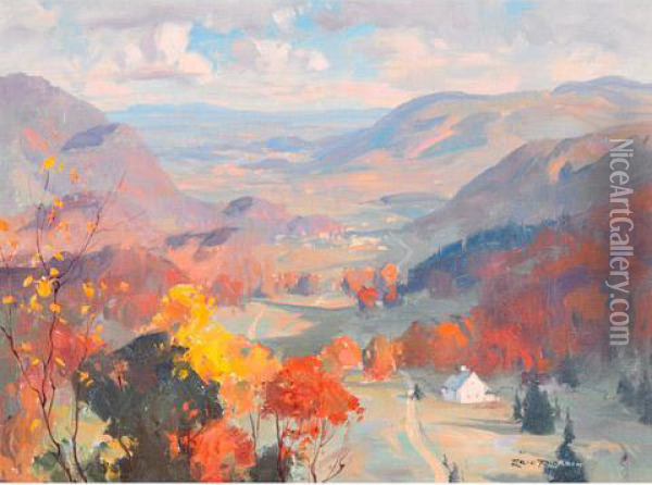 Laurentian Vista Oil Painting - Eric John Benson Riordon