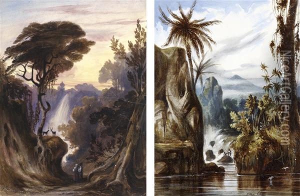 Souvenirs Et Fantaisies Oil Painting - Hippolyte Lebas