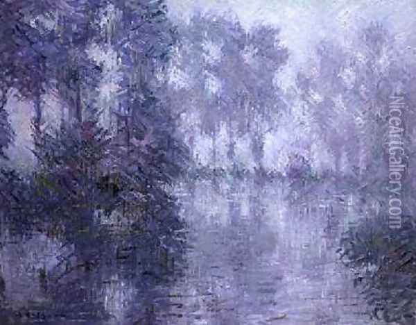 The Banks of the Eure Oil Painting - Gustave Loiseau