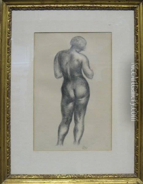 Nude Oil Painting - Aristide Maillol