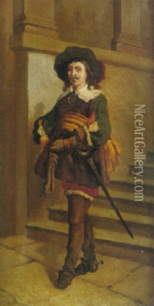 El Mosquetero Oil Painting - Jose Miralles Darmanin