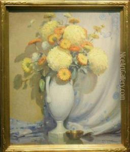 Floral Still Life Oil Painting - Robert Alexander Graham