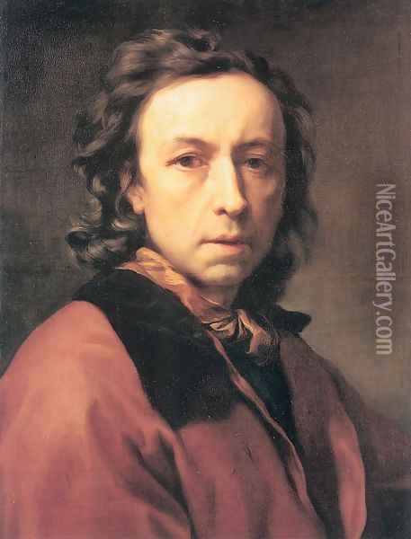Self-Portrait 1779 Oil Painting - Anton Raphael Mengs