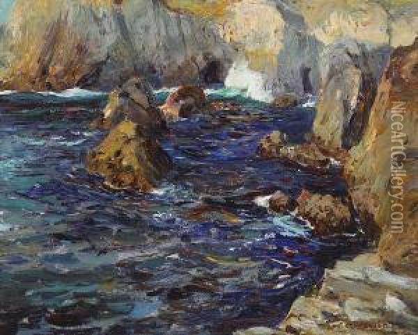 The Inlet Oil Painting - William Frederick Ritschel
