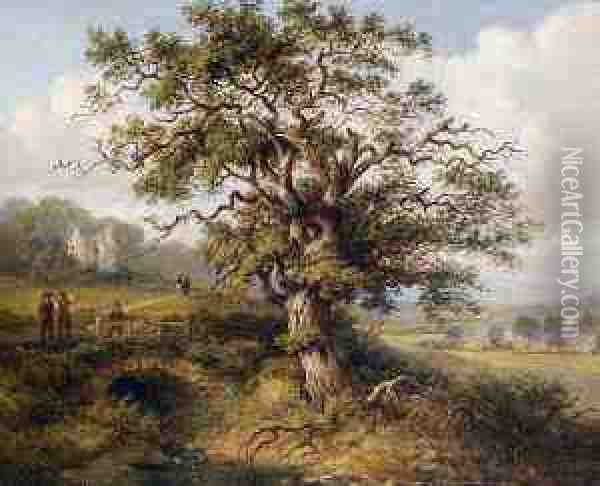 Wallace Oak Oil Painting - Jane Nasmyth