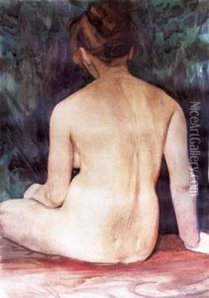 Akt Kobiecy Oil Painting - Franciszek Turek