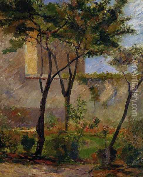 Corner Of The Garden Rue Carcel Oil Painting - Paul Gauguin