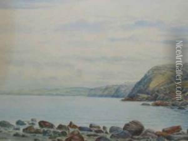 Coastal Landscape Oil Painting - James Ashton