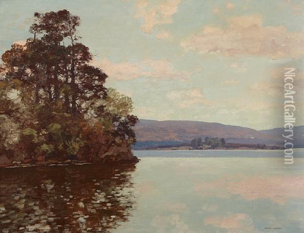 Loch Awe Oil Painting - George Houston