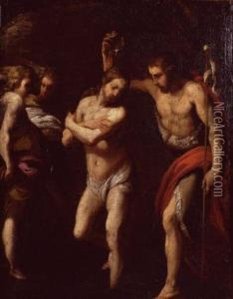 Il Battesimo Di Cristo Oil Painting - Daniele Crespi