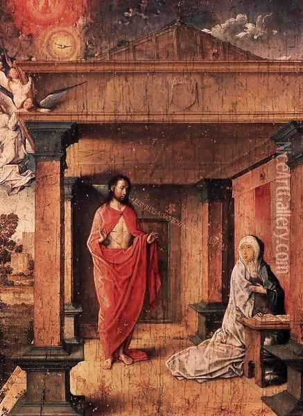 Christ Appearing to His Mother Oil Painting - Juan De Flandes