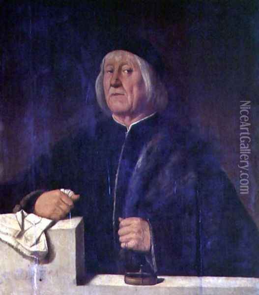 Portrait of Theophile Folengo Oil Painting - Gerolamo Romanino