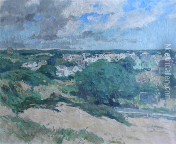 Provincetown (view From Telegraph Hill) Oil Painting - George Elmer Browne