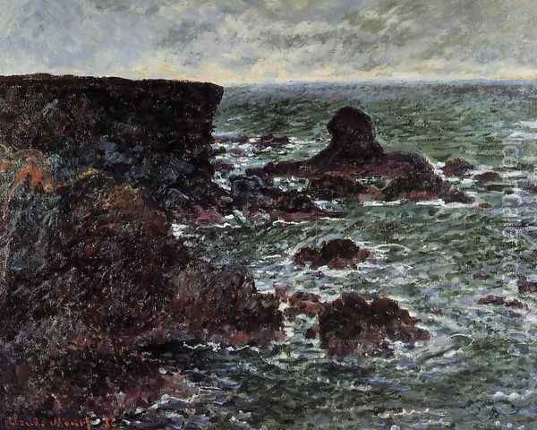 The Lion Rock, Belle-Ile Oil Painting - Claude Oscar Monet