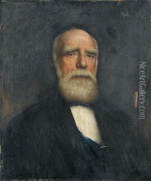 Portrait Of Donald Alexander Smith Oil Painting - Adolfo Felice Mueller-Ury