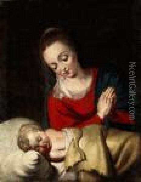Maria Mit Dem Kind Oil Painting - Peter Paul Rubens