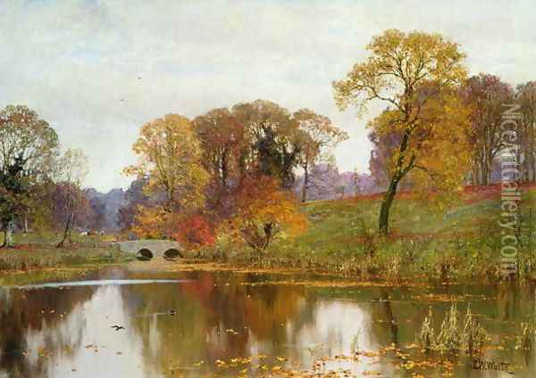 Late Autumn, 1911 Oil Painting - Edward Wilkins Waite