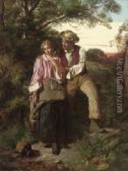 The Proposal Oil Painting - William Henry Midwood