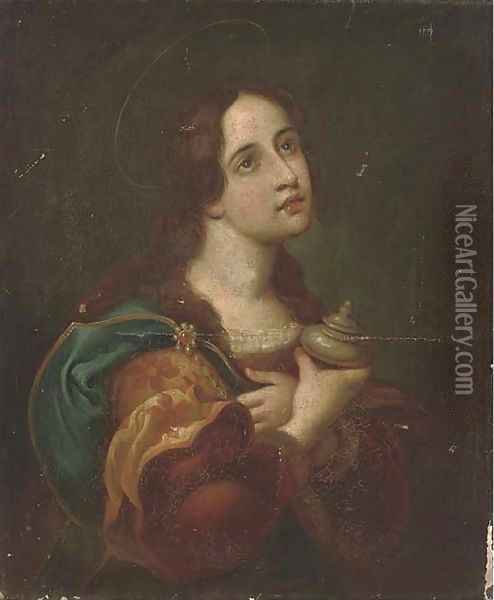 The Penitent Magdalen 4 Oil Painting - Carlo Dolci