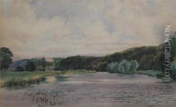 A View Of Cliveden Oil Painting - Emily Nicholson