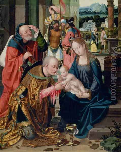 The Adoration of the Kings Oil Painting - Anonymous Artist
