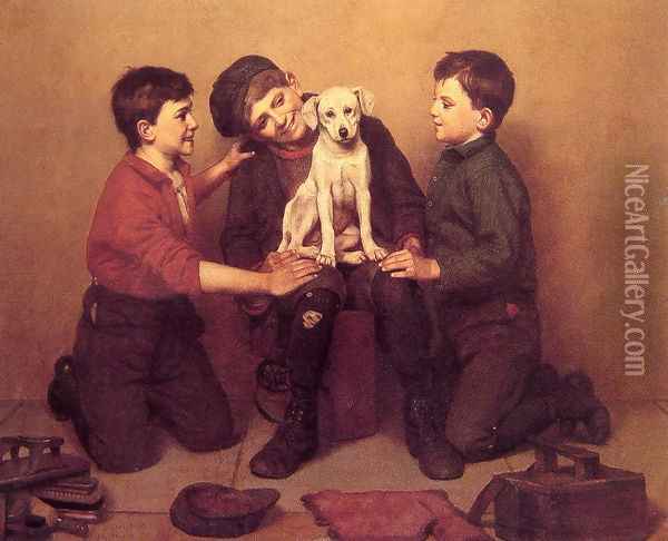 The Foundling Oil Painting - John George Brown