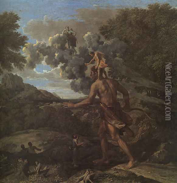Blind Orion Searching for the Rising Sun 1658 Oil Painting - Nicolas Poussin