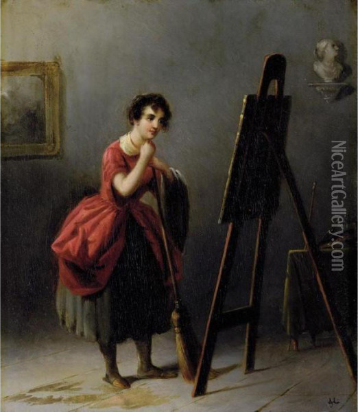 The Critic Oil Painting - Alfred Jacob Miller
