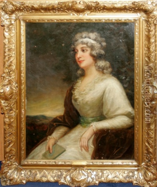 Lady Charlotte Johnson Oil Painting - Sir William Beechey