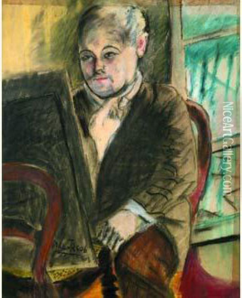 Autoportrait Oil Painting - Max Jacob