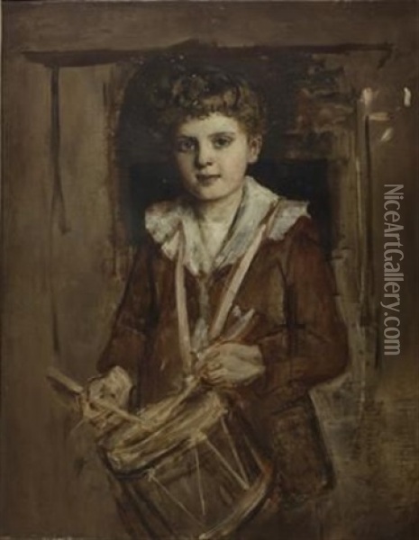 Master Cazalet (study) Oil Painting - John Singer Sargent