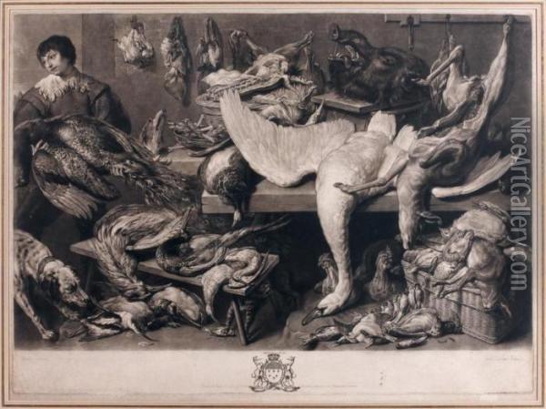 A Bird Market Oil Painting - Frans Snyders