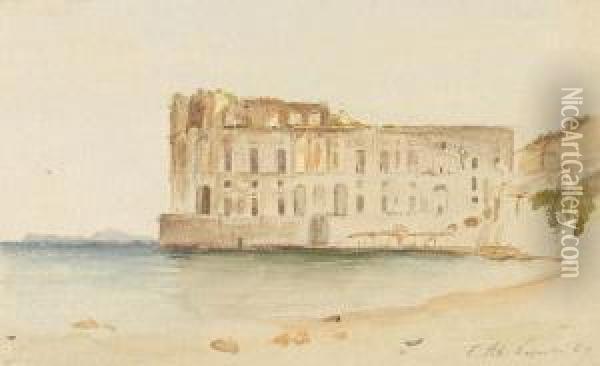 Palazzo Bei Neapel Oil Painting - Ferdinand Schauss