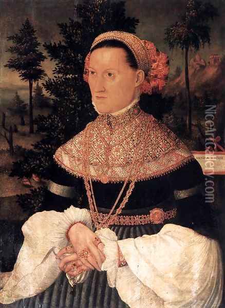 A Lady Oil Painting - German Unknown Masters