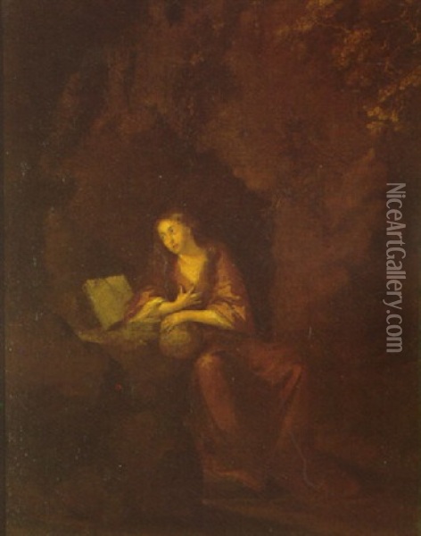 The Penitent Magdalen Oil Painting - Peter Van Lint