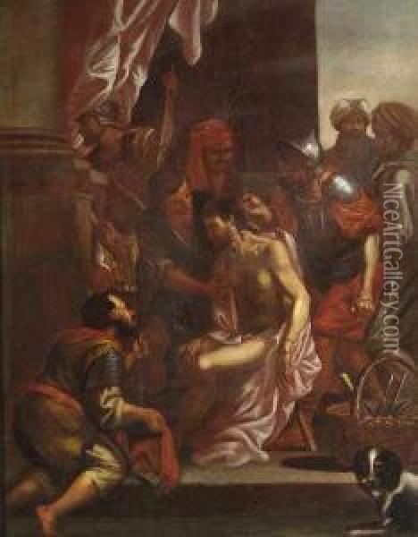 Dornenkronung Und Verspottung Christi Oil Painting - Johann Friedrich Sichelbein